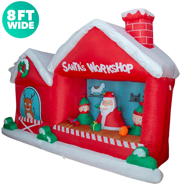 8 ft wide Santa Workshop