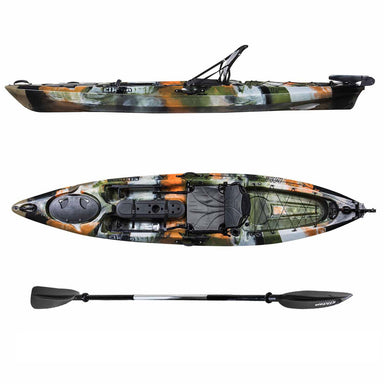 Auklet 12 Foot Single Person Sit On Top Fishing Kayak with SmartTracke –  Marketfleet Inc.