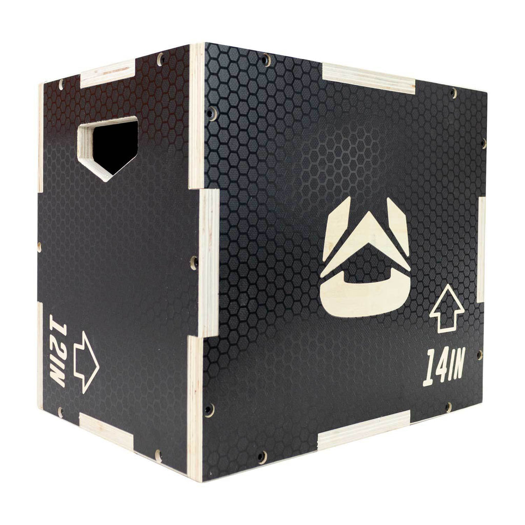 Ultra Fitness Gear 3 in 1 Anti Slip Wood Plyo Box for Jump Crossfit