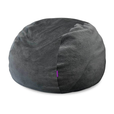 Grey Velvet 4ft Memory Foam Bean Bag