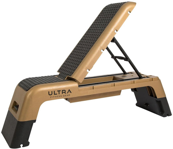 Ultra Fitness Gear Adjustable Workout Deck - Versatile Fitness Station, Weight Bench, Stepper, and Plyometrics Box