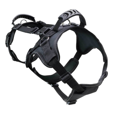 Heavy Duty Double Back Dog Harness I Canine Harness Equipment For Lifting & Transporting I Black, Medium