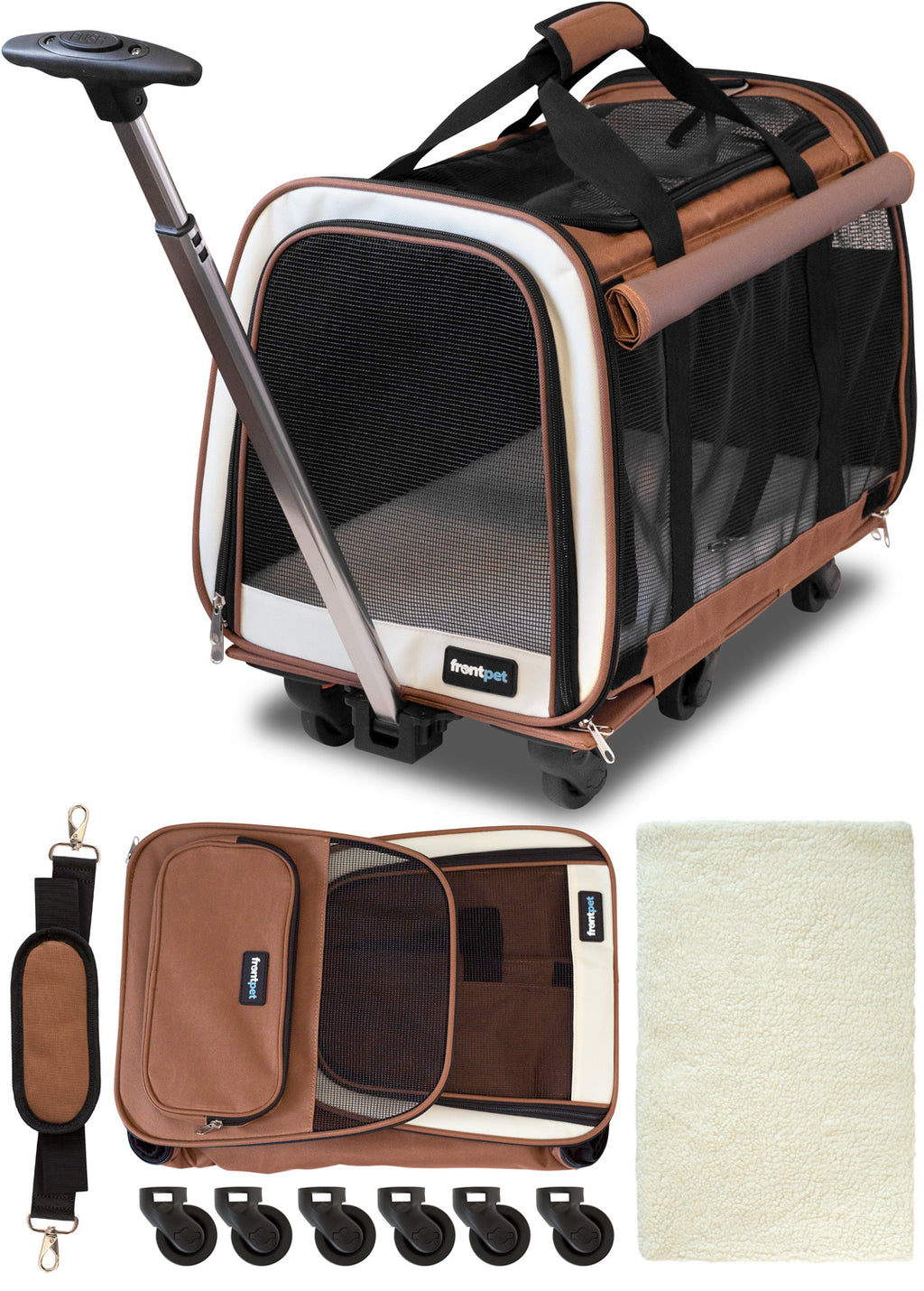 Airline Approved Rolling Pet Travel Carrier – Marketfleet Inc.