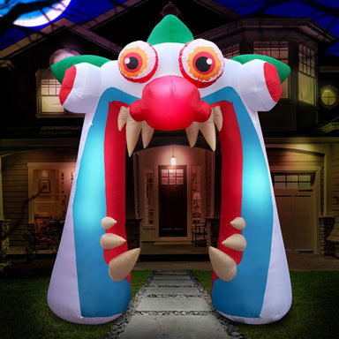 10 ft Clown Arch Halloween Inflatable