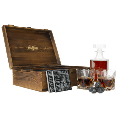 Classic Whiskey Decanter Box Set