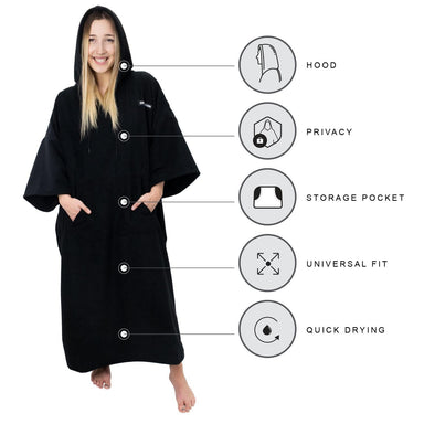 Driftsun Surf Poncho, Privacy Changing Robe