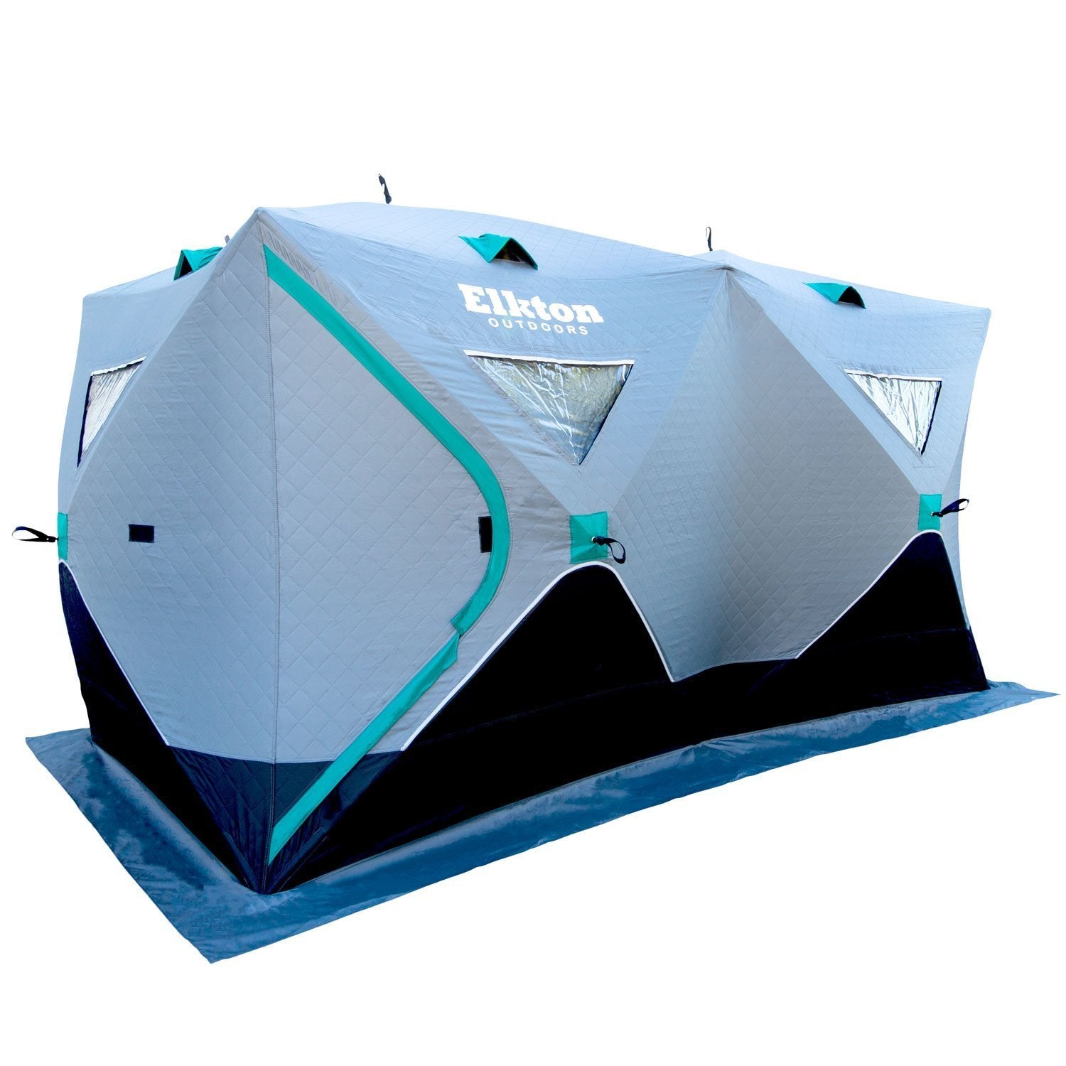 6-8 Person Insulated Double Ice Fishing Tent With Ventilation