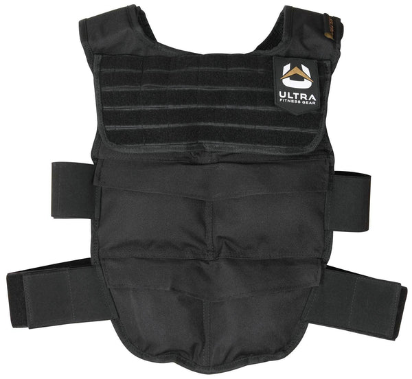 Ultra Fitness Gear Breathable Weighted Vest with Full Molle Webbing Chest Panel & Secure Straps, 12 to 48 lbs capacity