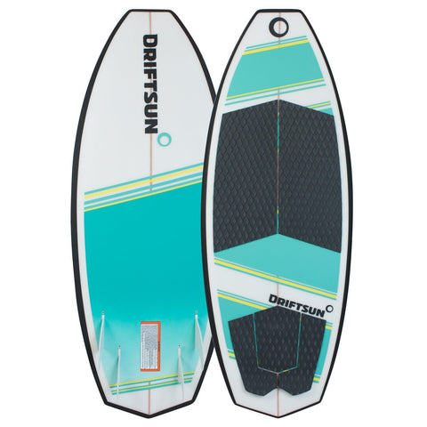Front and Back view of Throwdown Wakesurf Board