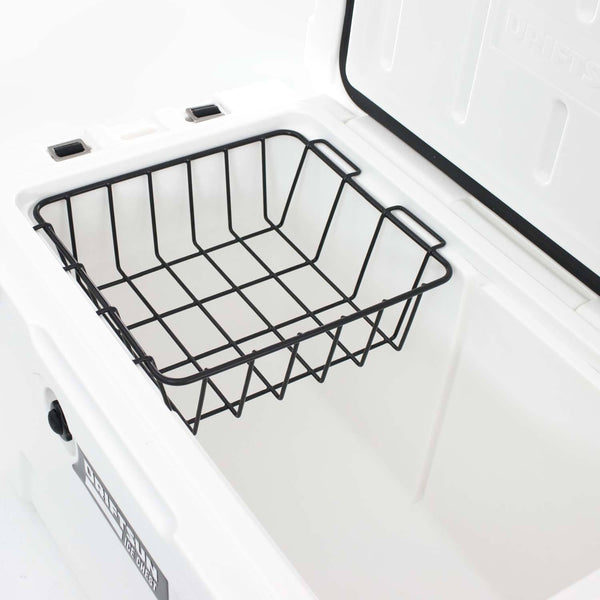 Top View of Ice Chest Dry Goods Basket