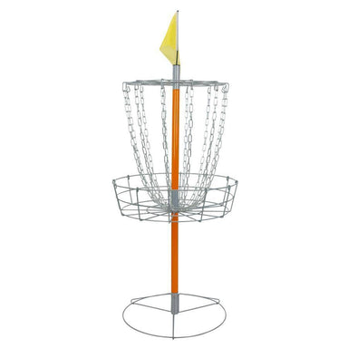 Front view of the Driftsun disc golf basket