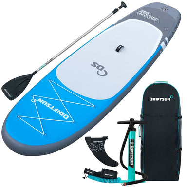 Driftsun Explorer 10’ 6" Inflatable Stand Up Paddleboard Kit for Beginners All-Around Use