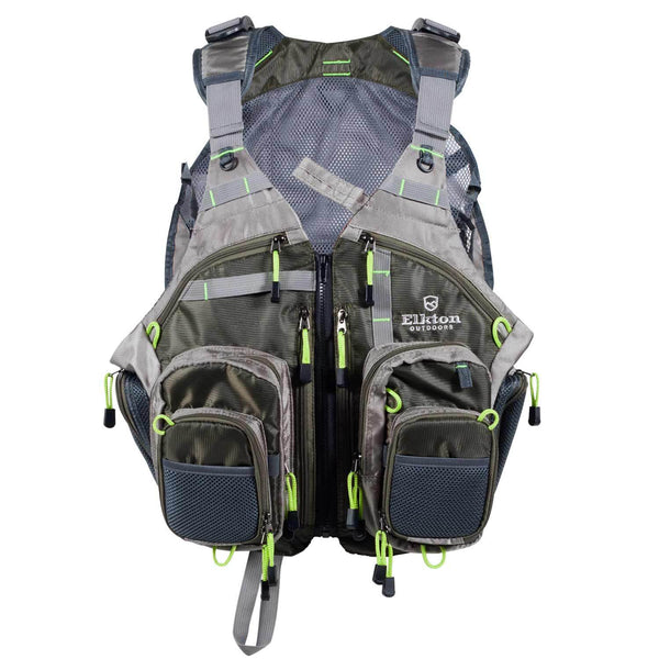 Fly Fishing Vest With Mesh Multi-Pocket Storage