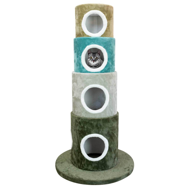 Multi Color Stackable Cat Tree