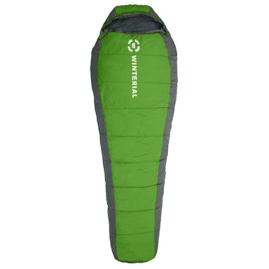 green mummy sleeping bag